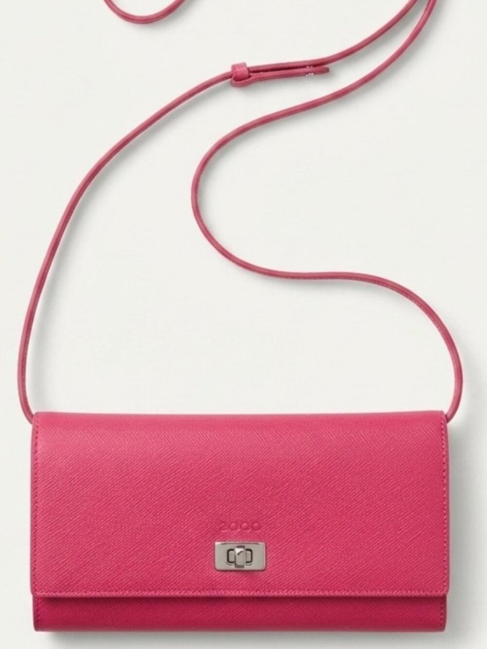 Ecco Pink Crossbody Wallet Bag - Size OS - Like New